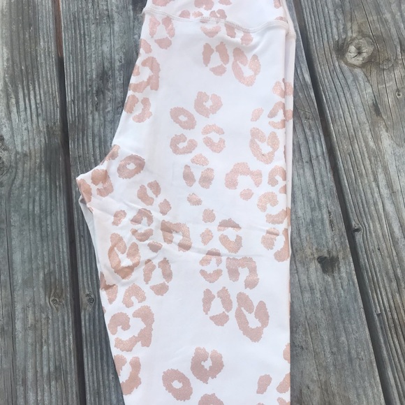 Rose gold leopard spiritual gangster leggings. - Picture 10 of 14